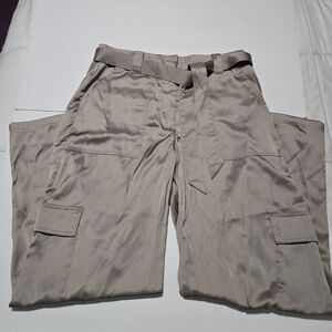 Abercrombie & Fitch Women's Tan Wide Leg Pants